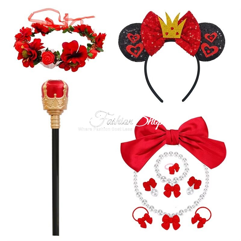 Queen of Hearts Wonderland Costume Accessories I