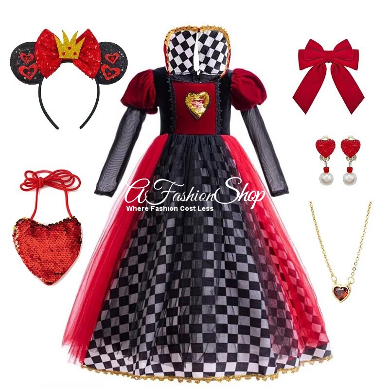 Queen of Hearts Halloween Wonderland Costume II