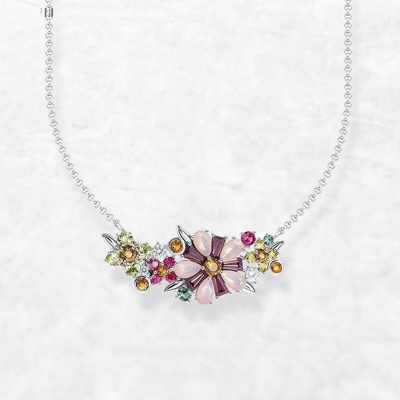 Heritage Botanica Intricate Floral Link Necklace