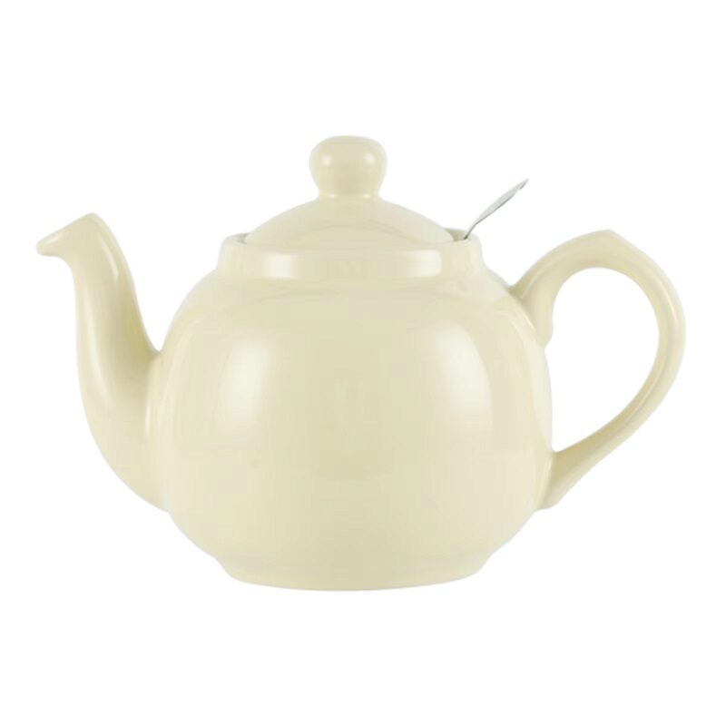 British Ceramic Filter Teapot Farmhouse – Ivory